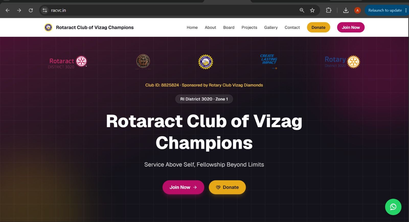 Website Launch
